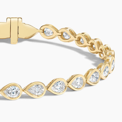Lab Diamond Bezel Tennis Bracelet (3 3/4 ct. tw.) in 14K Yellow Gold