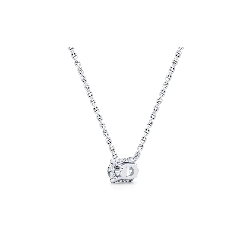 Chelsea Lab Diamond Oval Pendant