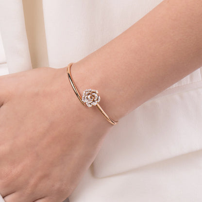 ROSETTE BRACELET SINGLE MOTIF