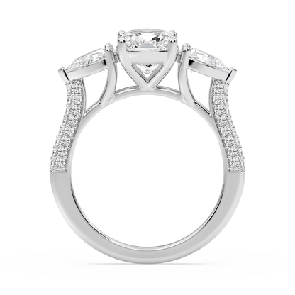 Ryan Three Stone Engagement Ring