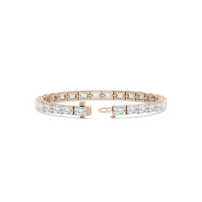 East West Emerald Tennis Bracelet