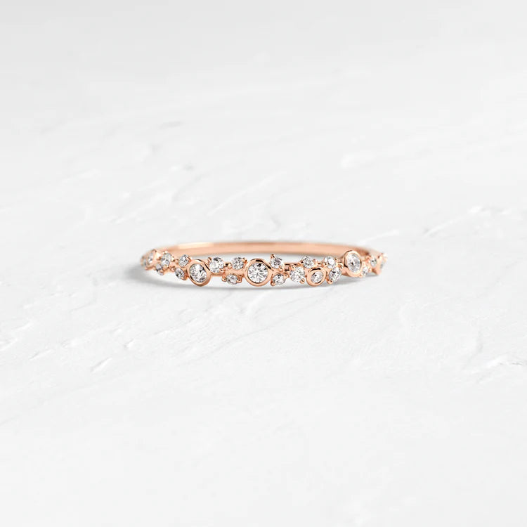 Sprinkle of Sugar Bezel Ring