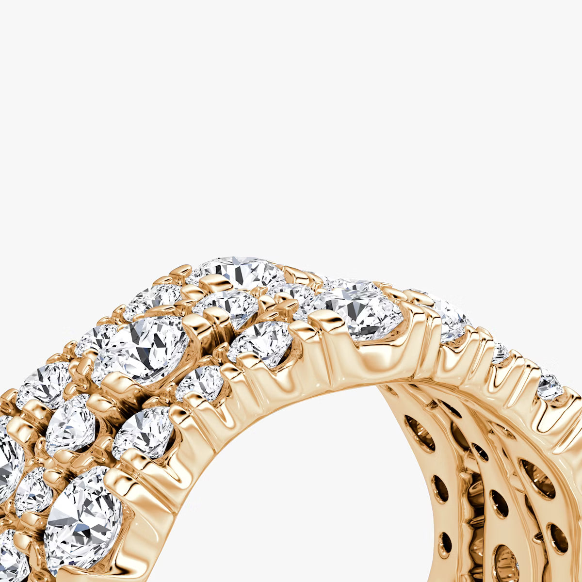 Multi Row Pavé Ring