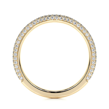 Ana Lab Grown Curved Wedding Ring