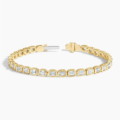 Lab Diamond Bezel Tennis Bracelet (3 3/4 ct. tw.) in 14K Yellow Gold