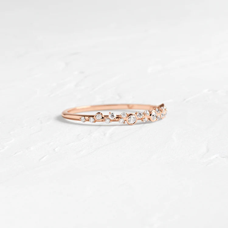 Sprinkle of Sugar Bezel Ring