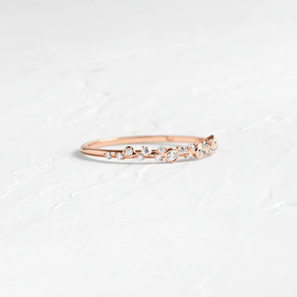 Sprinkle of Sugar Bezel Ring