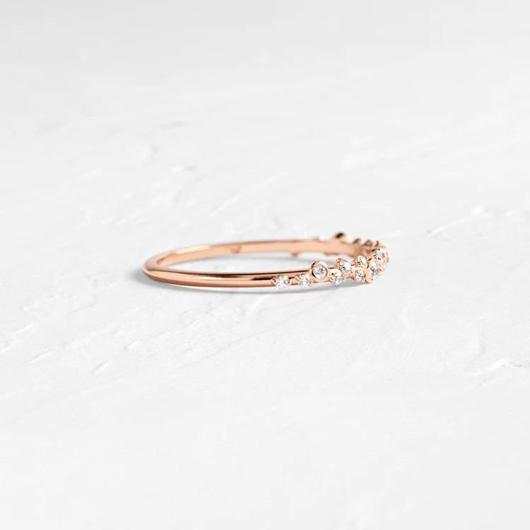 Sprinkle of Sugar Bezel Ring