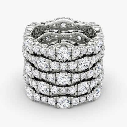 Multi Row Pavé Ring