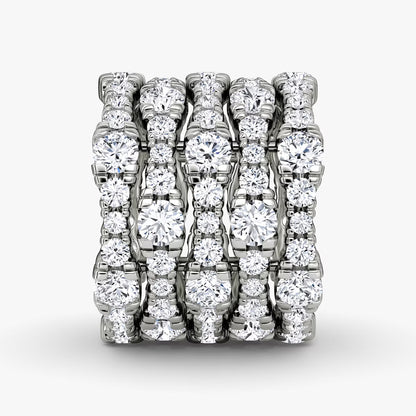 Multi Row Pavé Ring