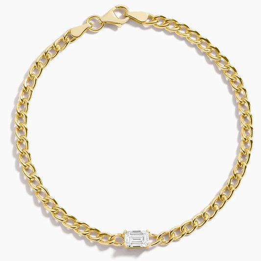 Kendall Lab Diamond Chain Bracelet (0.65 ct. tw.) in 14K Yellow Gold