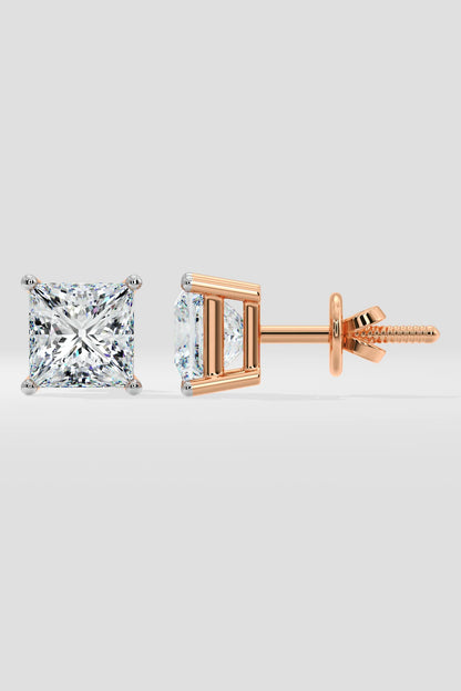 4 ct Princess Studs