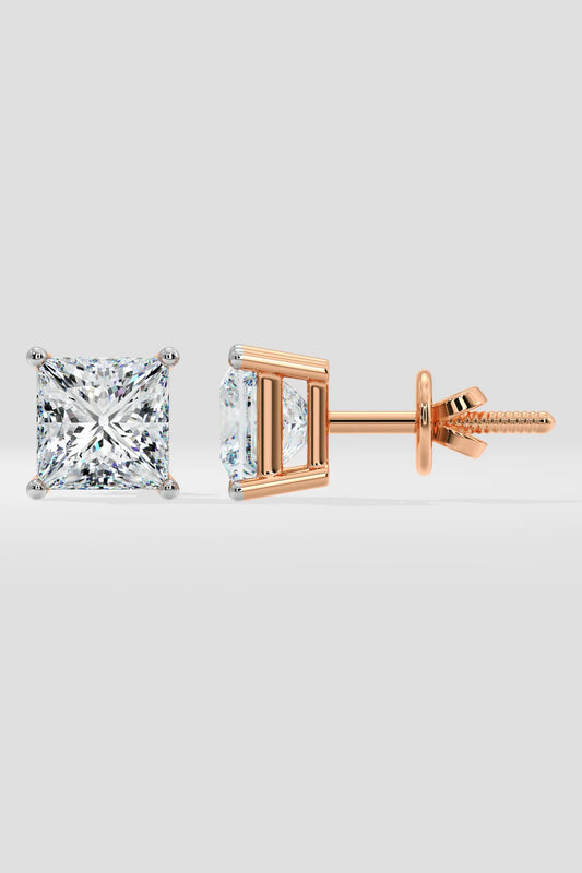 4 ct Princess Studs