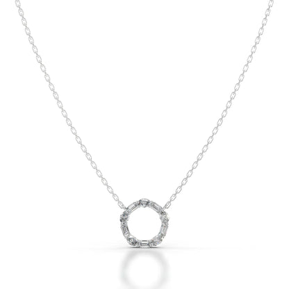 Lottie Lab Grown Diamond Hoop Pendant
