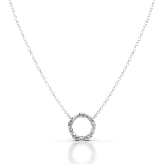 Lottie Lab Grown Diamond Hoop Pendant