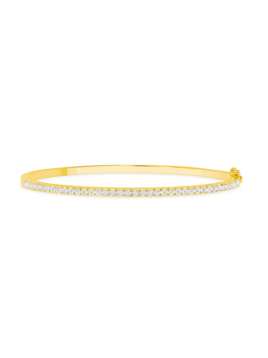 Twily Diamond Bangle 14K