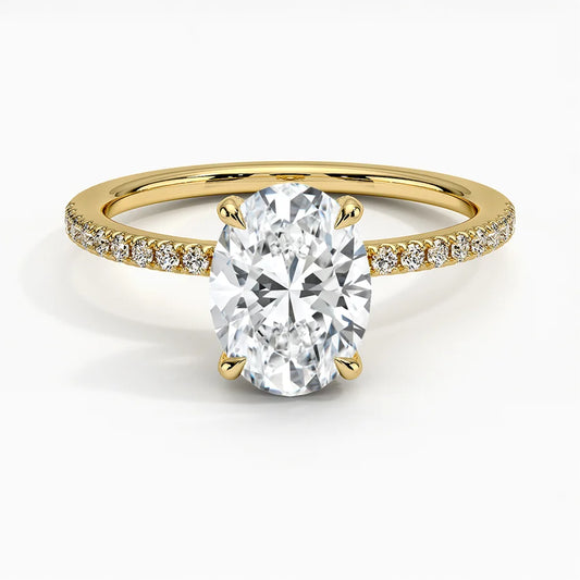 Viviana with 1.5ct Oval Certified Lab Diamond