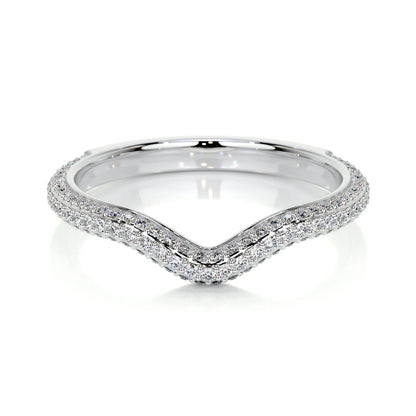 Ana Lab Grown Curved Wedding Ring