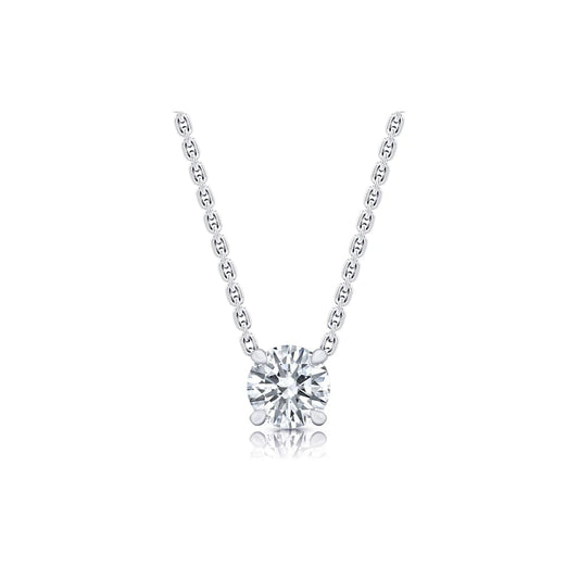 Chelsea Lab Diamond Round Brilliant Pendant
