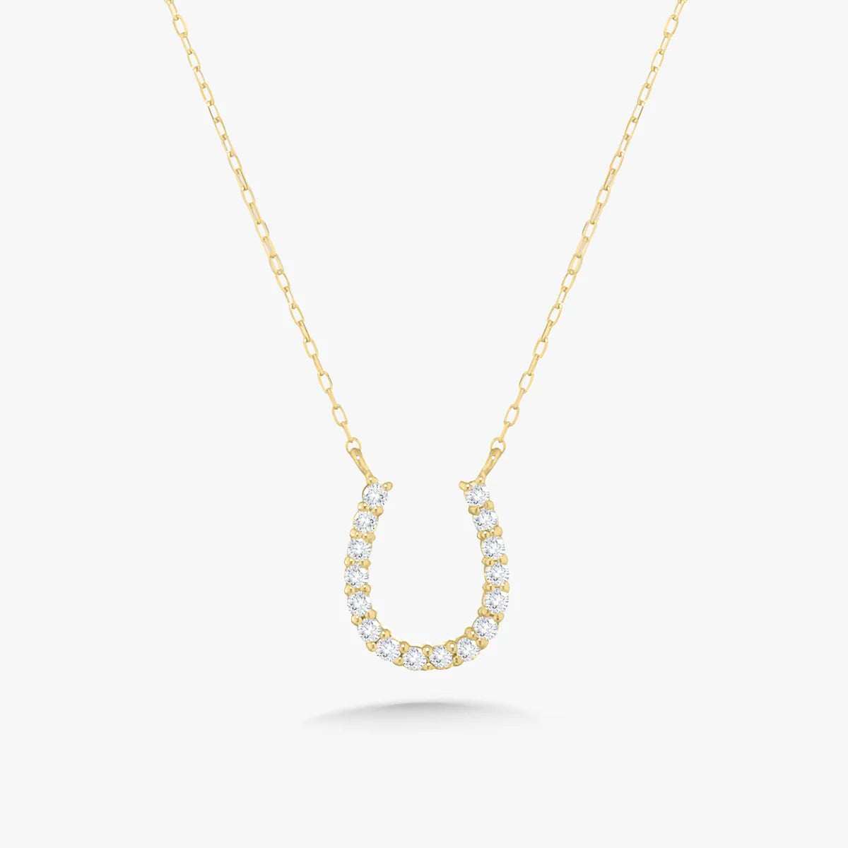 Diamond Horseshoe Necklace