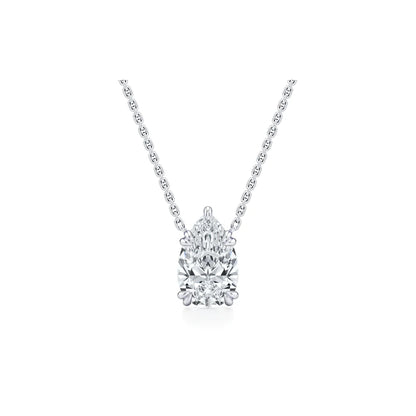 Elle Lab Diamond Pear Pendant