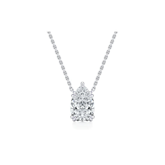 Elle Lab Diamond Pear Pendant