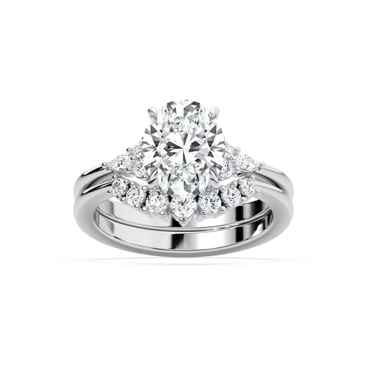 Talia Oval Wedding Set