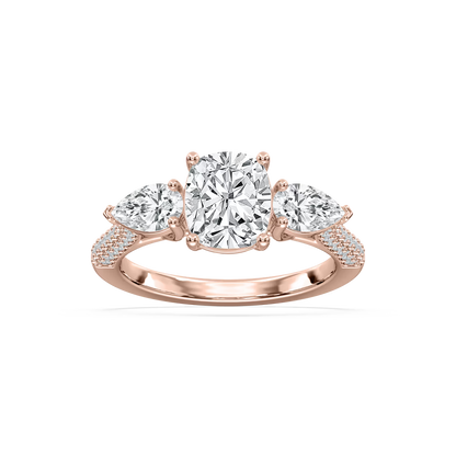 Ryan Three Stone Engagement Ring