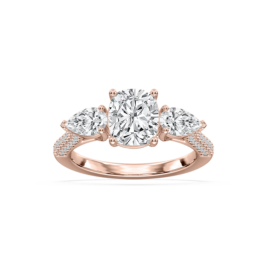 Ryan Three Stone Engagement Ring