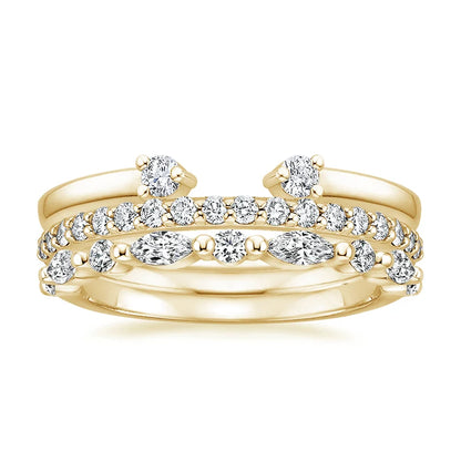 Tres Diamond Ring Stack (3/4 ct. tw.) in 18K Gold