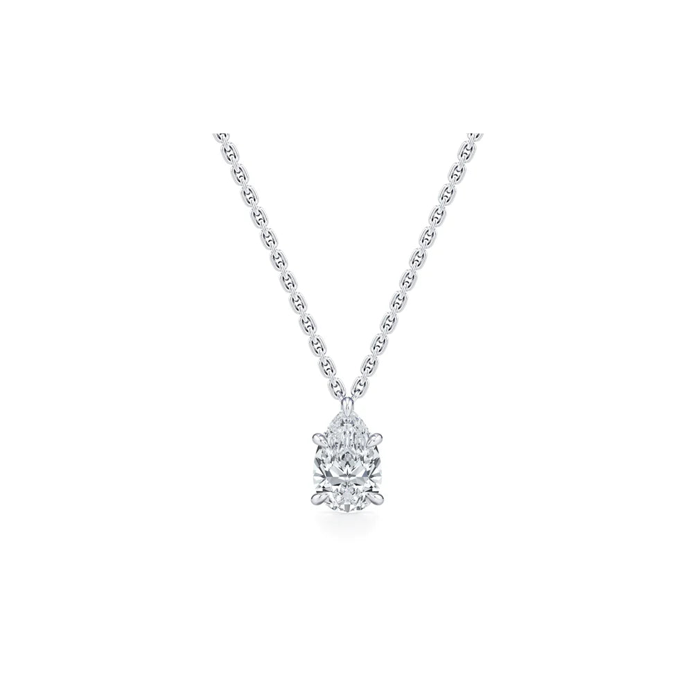 Chelsea Lab Diamond Pear Pendant