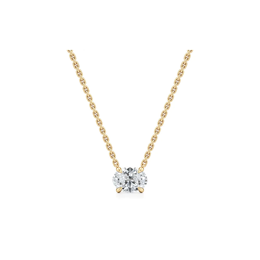 Chelsea Lab Diamond Oval Pendant