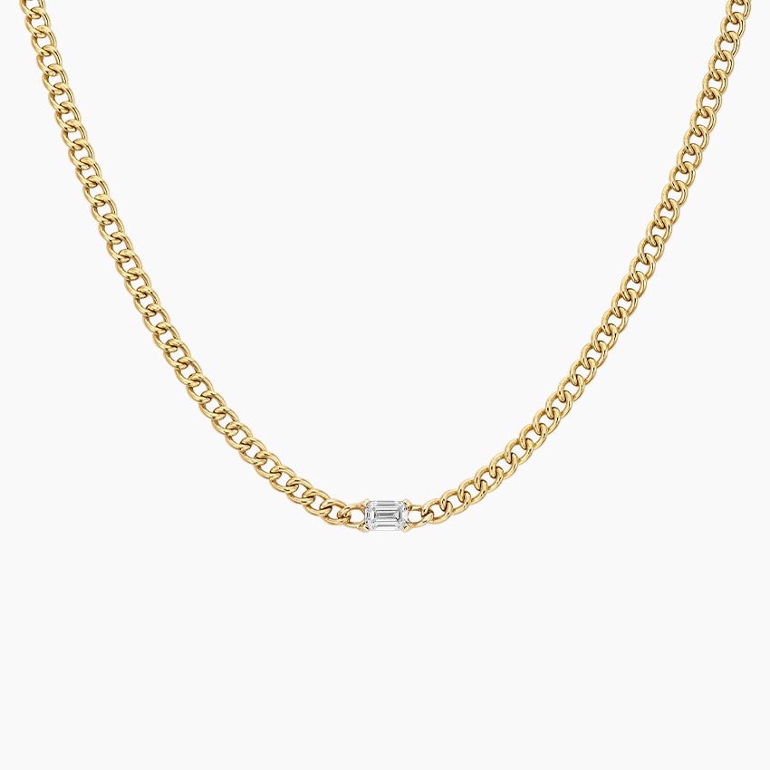 Kendall Lab Diamond Chain Necklace ( 0.67 ct. tw.) in 14K Yellow Gold