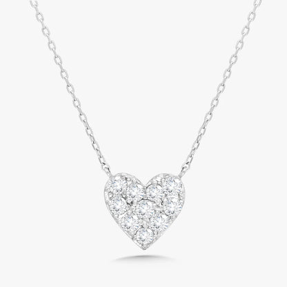 Endless Love Diamond Heart Necklace