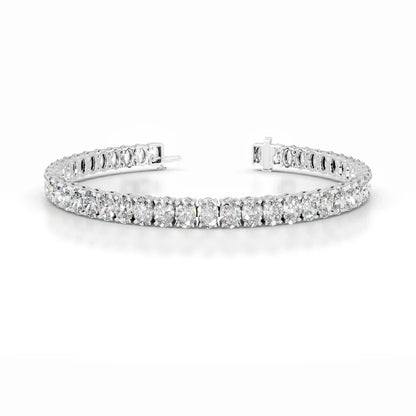 Audrey 12.5 CT Oval Tennis Lab Grown Diamond Bracelet