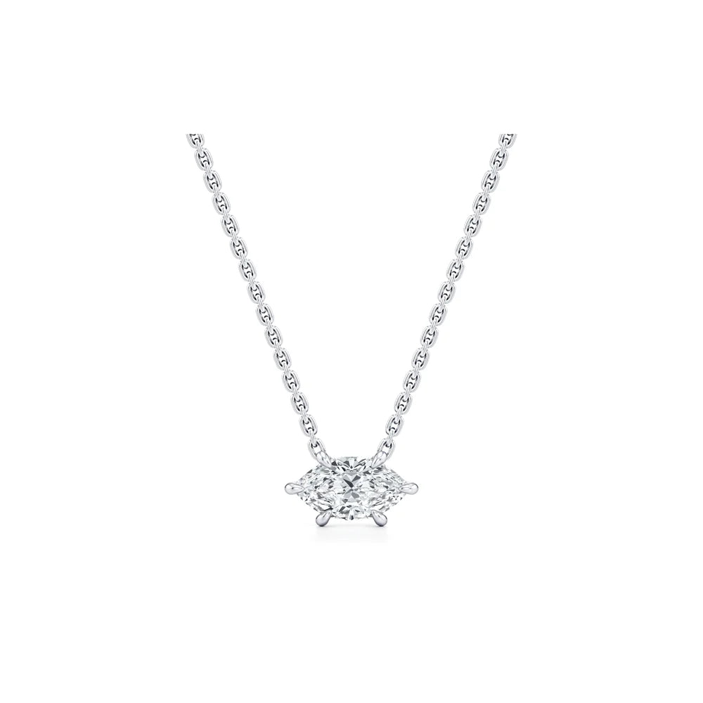Chelsea Lab Diamond Marquise Pendant