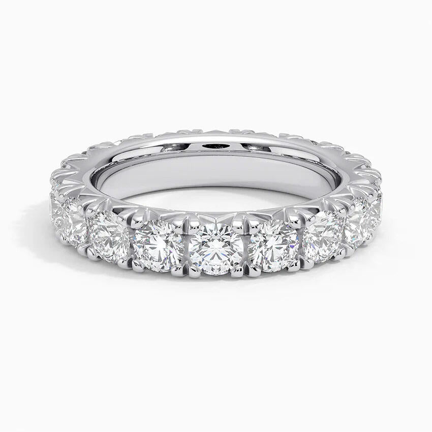 French Pavé Eternity Lab Diamond Ring (2 ct. tw.)