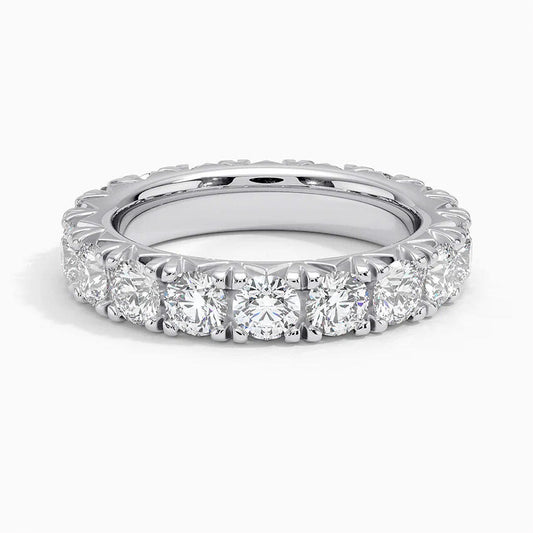 French Pavé Eternity Lab Diamond Ring (2 ct. tw.)