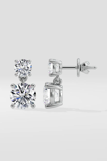 2 ct Akoya Drop Earrings
