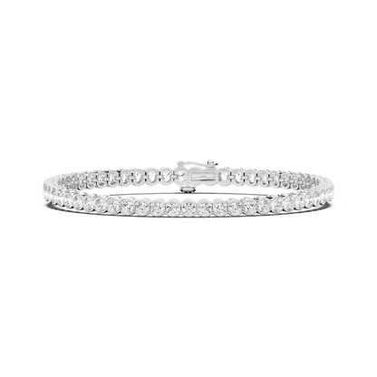 Bezel Set Tennis Bracelet