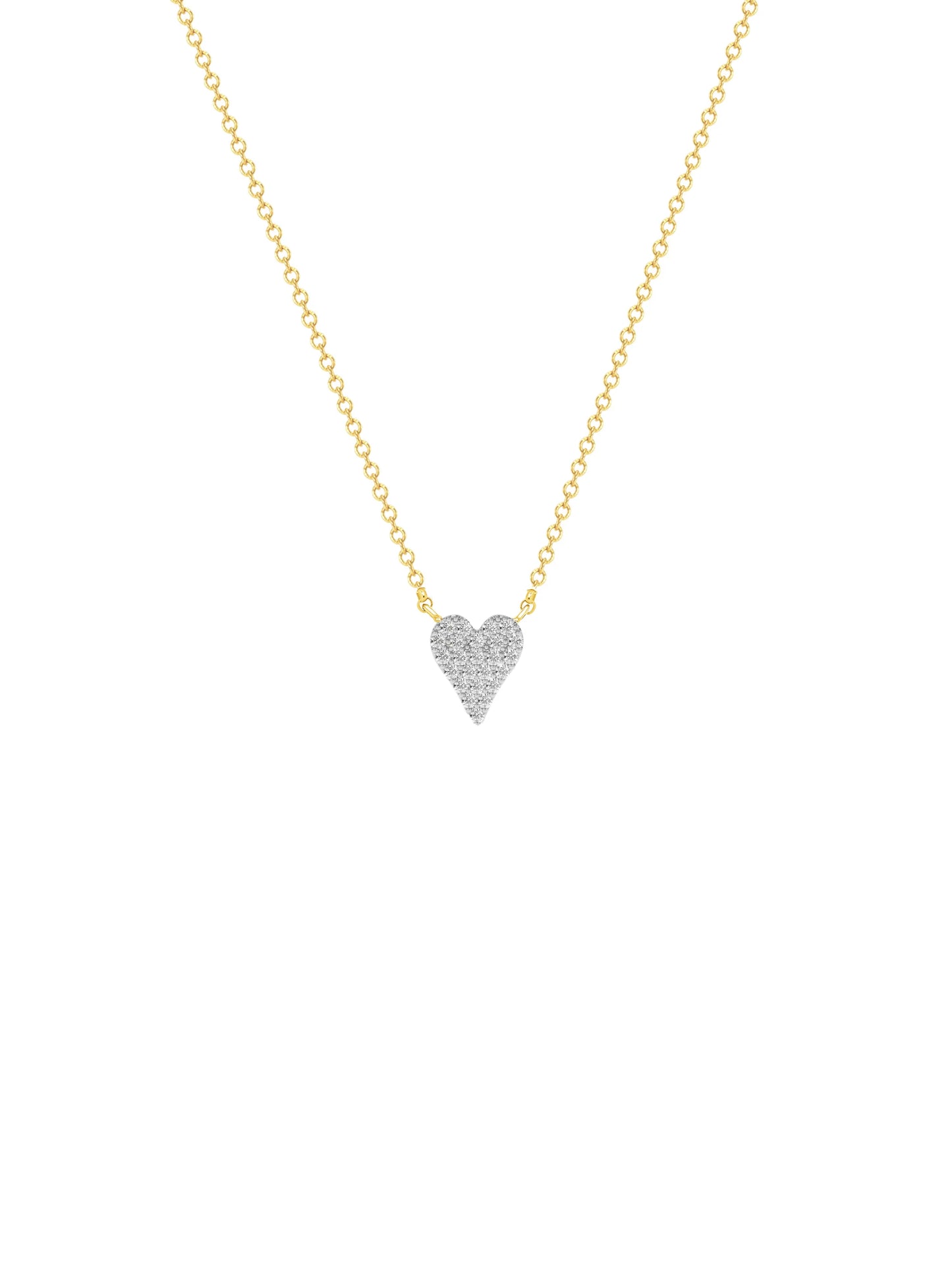 Jess Mini Heart Necklace 14K