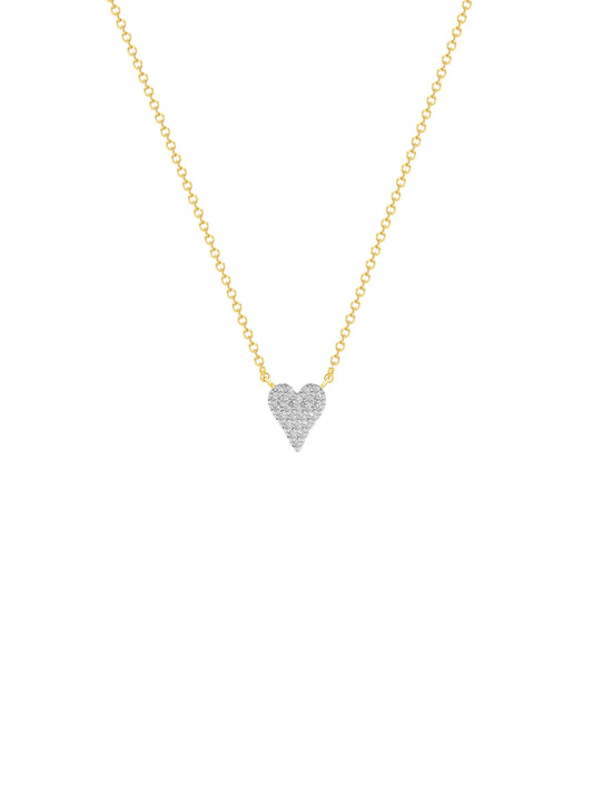 Jess Mini Heart Necklace 14K