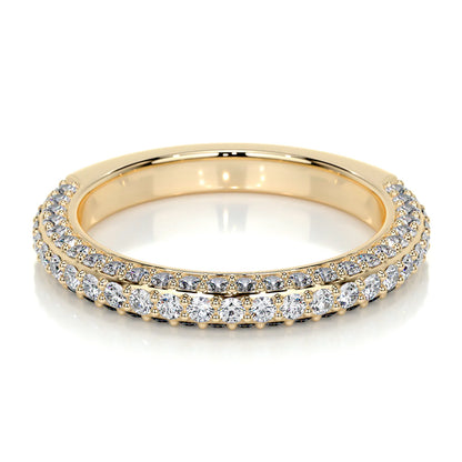 Anastasia Lab Grown Pave Diamond Wedding Ring