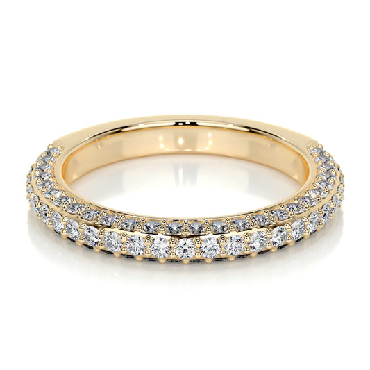 Anastasia Lab Grown Pave Diamond Wedding Ring