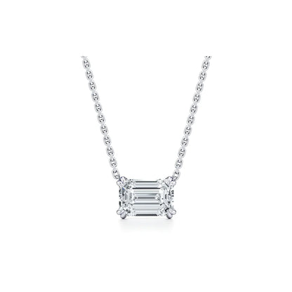 Elle Lab Diamond Emerald Pendant
