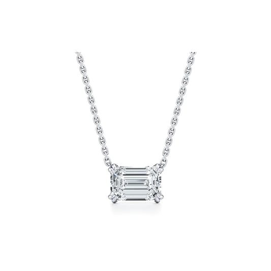 Elle Lab Diamond Emerald Pendant