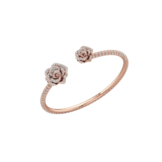 ROSETTE BRACELET DOUBLE MOTIF