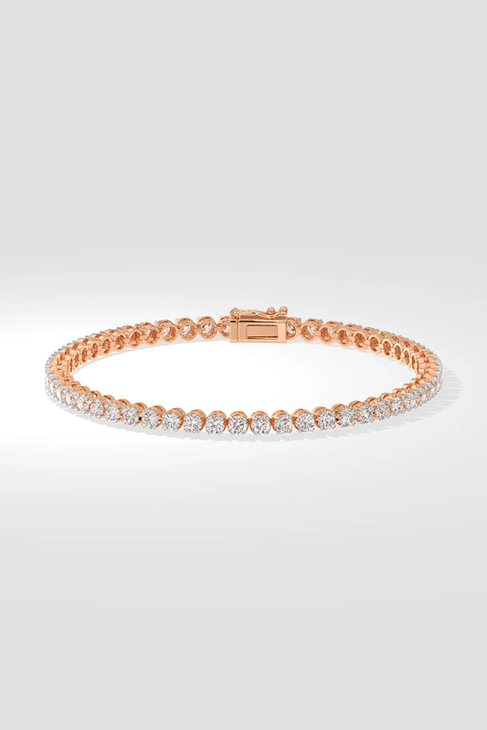 .08 Ct Crown Tennis Bracelet