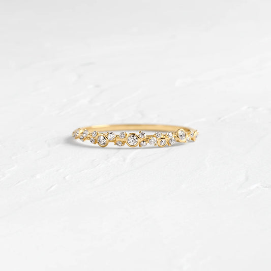 Sprinkle of Sugar Bezel Ring