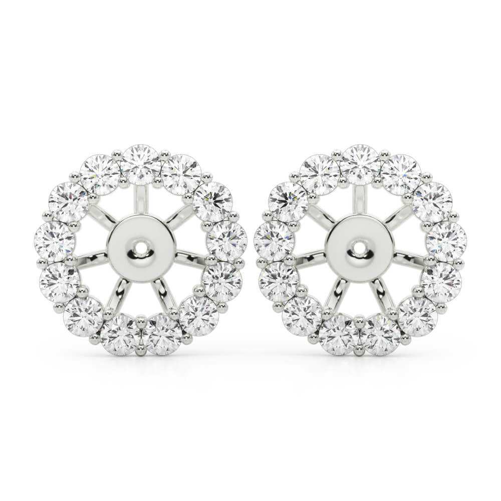 Halo Jackets for 1 1/2 ct. tw. Round Studs